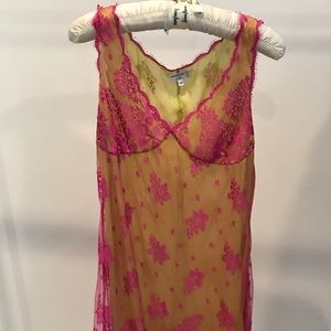 Emanuel Ungaro lace slip dress